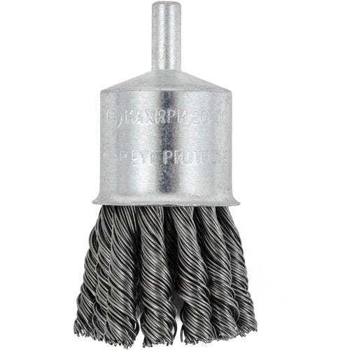 QN308 - Shaft Mounted Knot Twisted End Brush