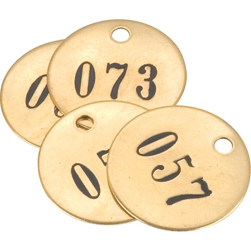 SDM711-Numbered Brass Tags