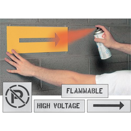 SA983-Safety Sign Stencils