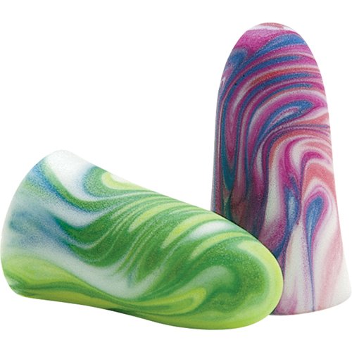 SAG838-SparkPlugs® Multi-Coloured Foam Earplugs