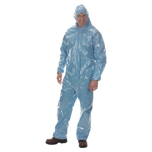 SAH878-0.5 Mil CRFR Hooded Coveralls