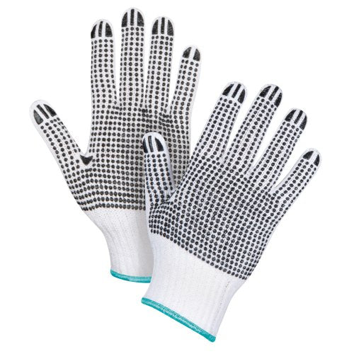 SAN496-Double-Sided Dotted String Knit Gloves
