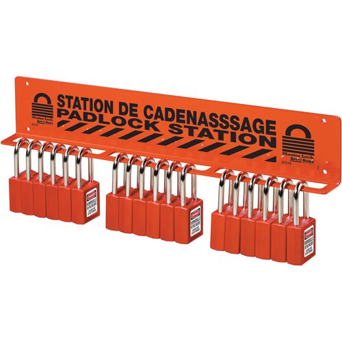 SAP986-Unfilled Padlock Rack Station