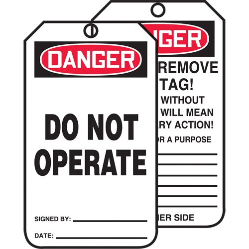 SAS449-Tags By-The-Roll Safety Tags