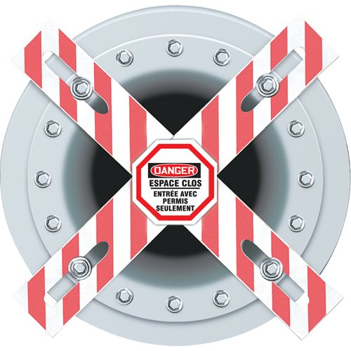 SAS577-Danger Man-Way Cross™ Barrier