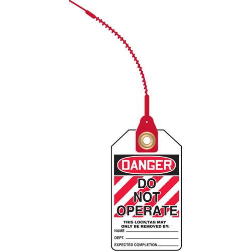 SAS753-Loop 'N Lock™ Lockout tag