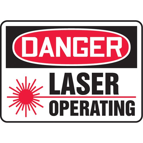SAS821-"Laser Beams" Sign
