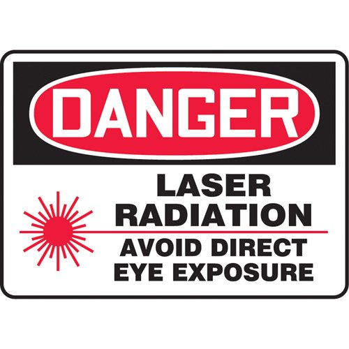 SAS832-"Laser Radiation" Sign