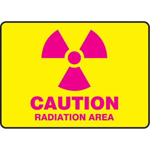 SAS843-"Radiation Area" Sign