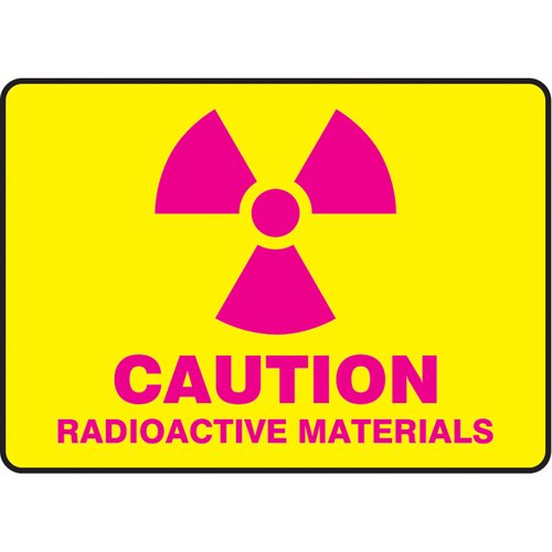 SAS849-"Radioactive Materials" Sign