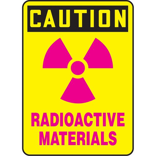 SAS868-"Radioactive Materials" Sign