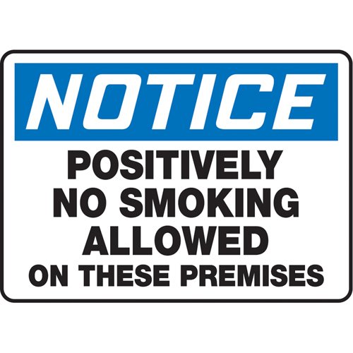 SAS972-"No Smoking Allowed" Sign