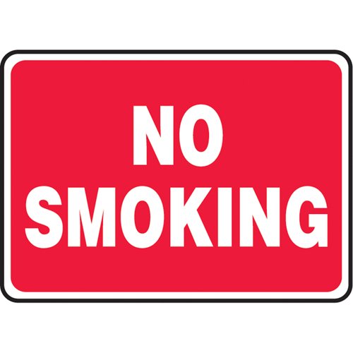 SAT020-"No Smoking" Sign