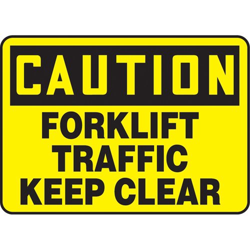 SAT083-"Forklift Traffic" Sign