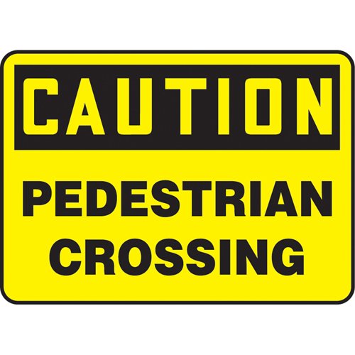 SAT104-"Pedestrian Crossing" Sign