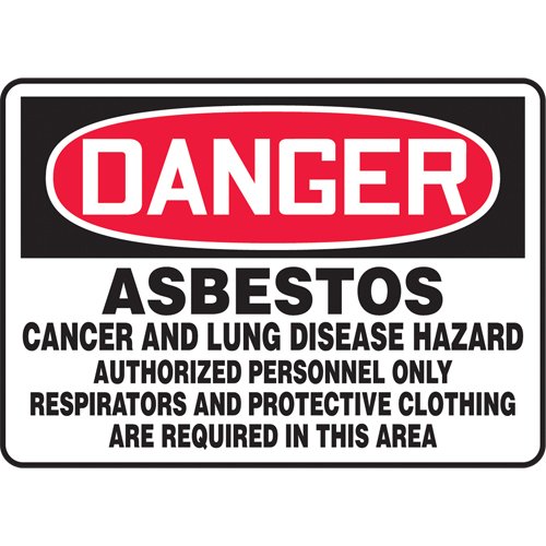 SAT201-"Asbestos" Sign