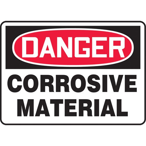 SAT230-"Corrosive Material" Sign