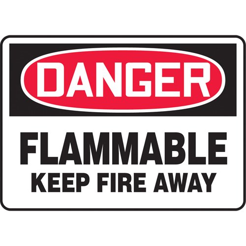 SAT259-"Flammable" Sign