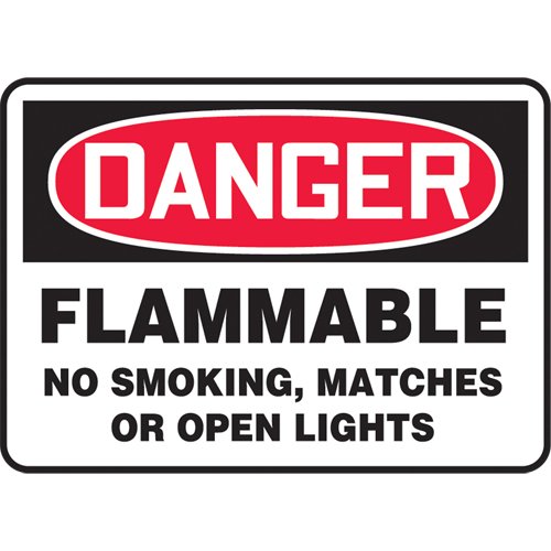 SAT283-"Flammable" Sign