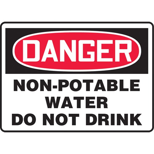 SAT352-"Non-Potable Water" Sign
