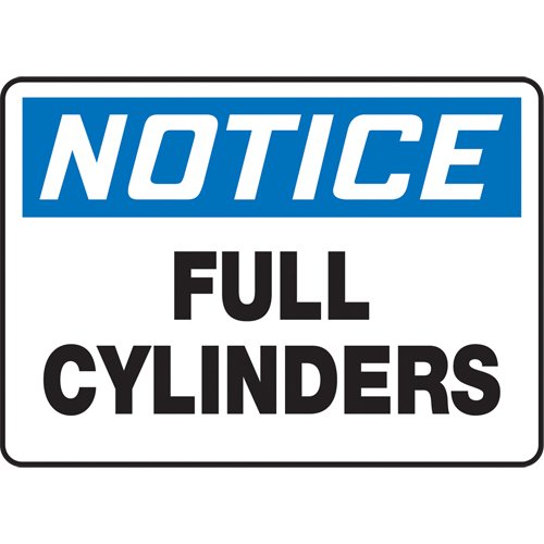 SAT443-"Full Cylinders" Sign
