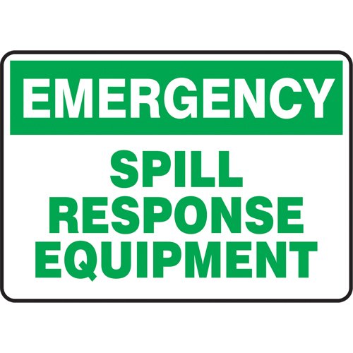 SAT460-"Spill Response Equipment" Sign