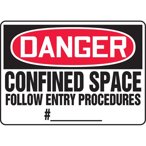 SAT580-Customizable "Confined Space" Sign