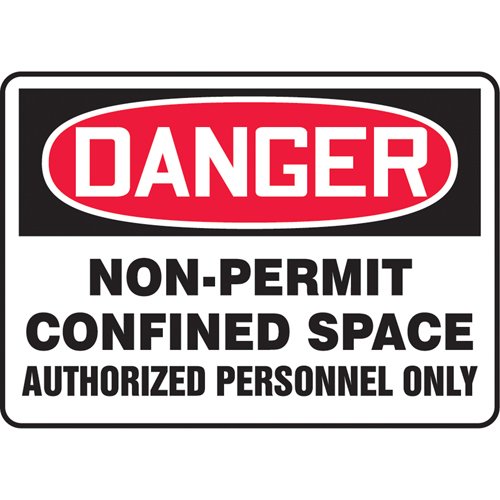 SAT590-"Non-Permit Confined Space" Sign