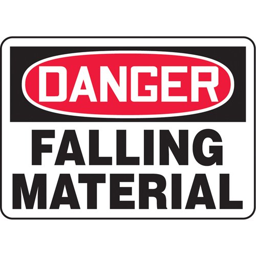 SAT606-"Falling Material" Sign