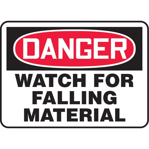 SAT639-"Falling Material" Sign