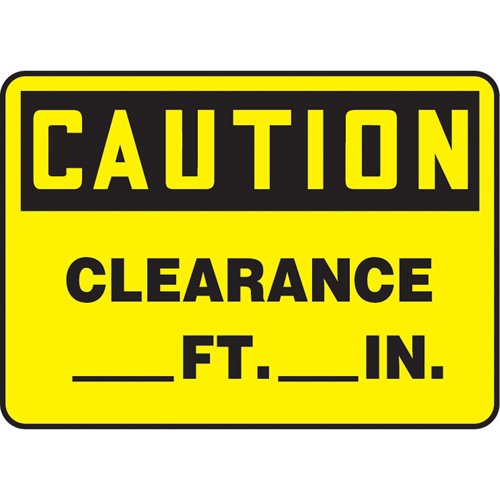 SAT747-Customizable "Clearance" Sign