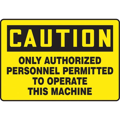 SAT766-"Authorized Personnel" Sign