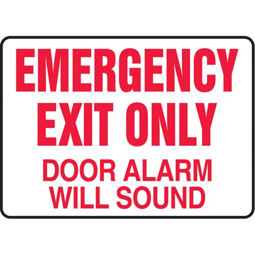 SAT832-"Emergency Exit" Sign