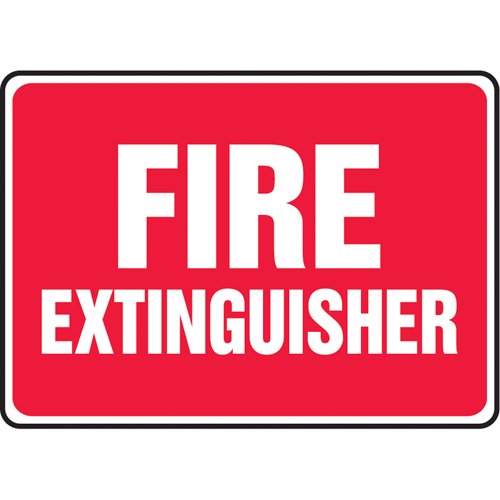 SL580-"Fire Extinguisher" Sign