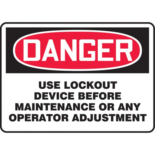 SAT936-"Lock Out" Sign