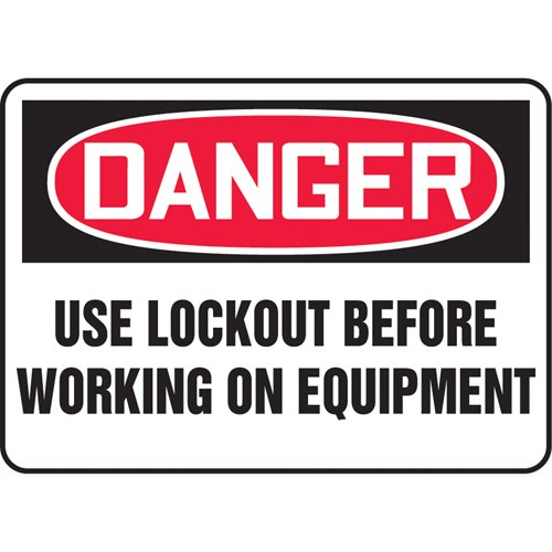 SAT944-"Lock Out" Sign