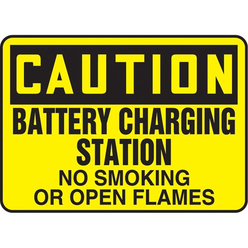 SAT983-"Battery Charging Station" Sign