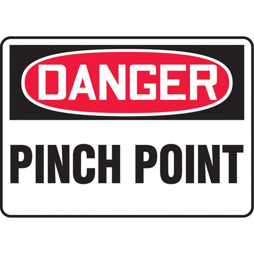 SAU052-"Pinch Point" Sign