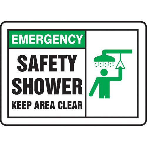 SAU182-"Safety Shower" Sign