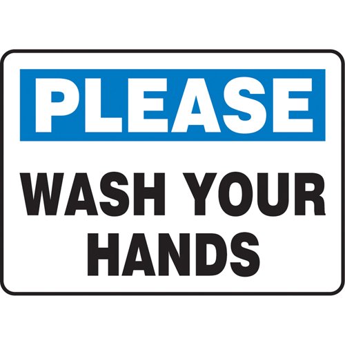 SAU335-"Wash Your Hands" Sign