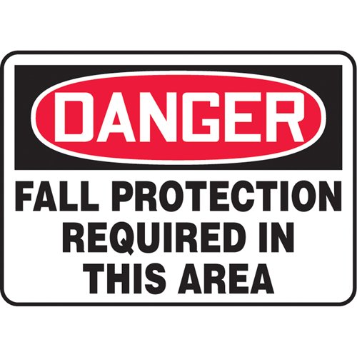 SAU403-"Fall Protection Required" Sign