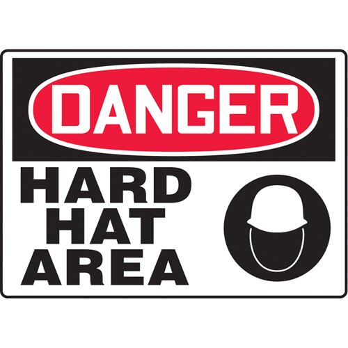 SM156-"Hard Hat Area" Sign