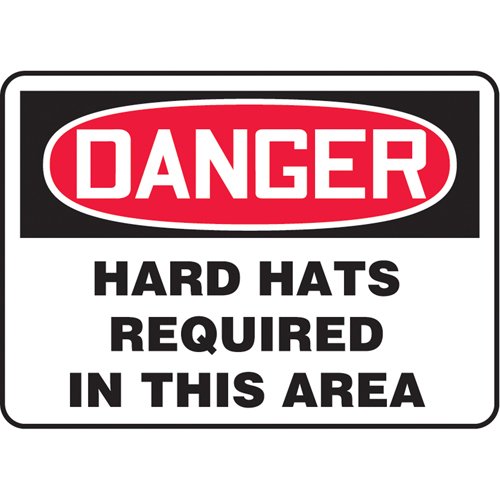 SAU425-"Hard Hats Required" Sign