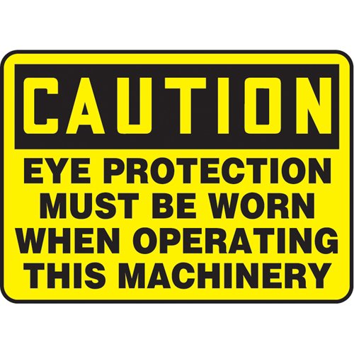 SAU463-"Eye Protection Must Be Worn" Sign