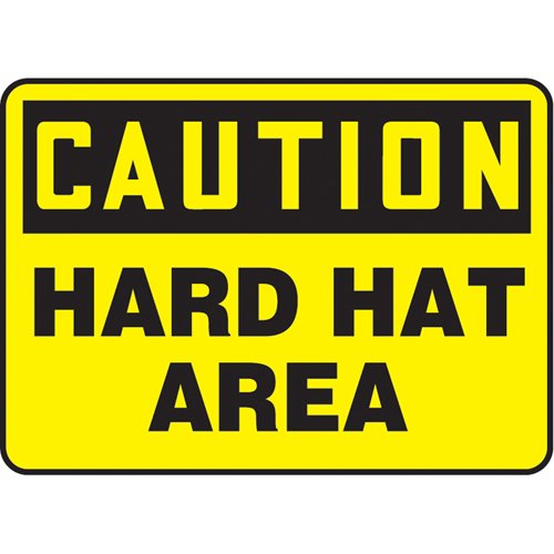 SAU489-"Hard Hat Area" Sign