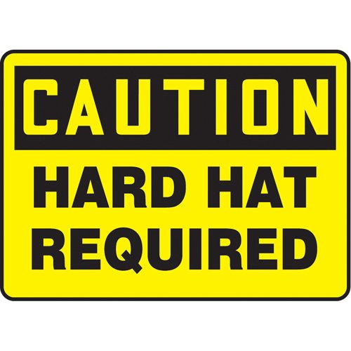 SAU494-"Hard Hat Required" Sign