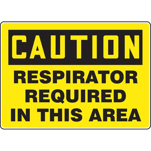 SAU548-"Respirator Required" Sign
