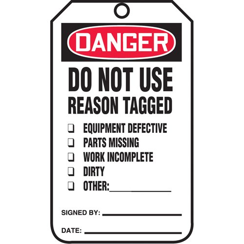 SAU619-Safety Tags
