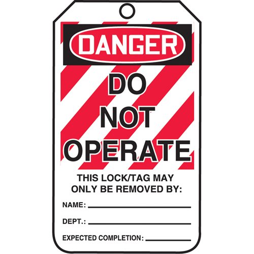 SAU777-Lockout Tags