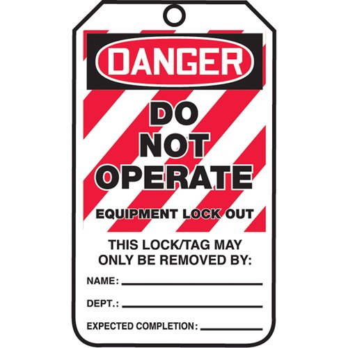 SAU784-Lockout Tags